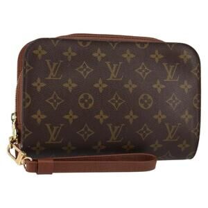 LOUIS VUITTON Monogram Orsay Clutch Bag M51790 LV Auth 142484